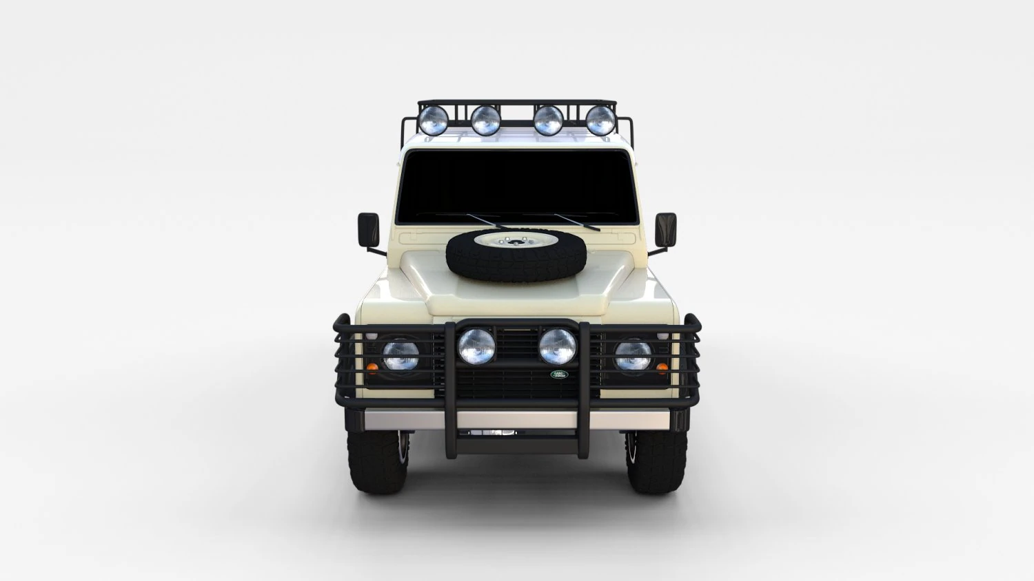 land rover defender 110 double cab pick up rev 3D Model .c4d .max .obj .3ds .fbx .stl .blend 