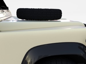 land rover defender 110 double cab pick up rev 3D 模型