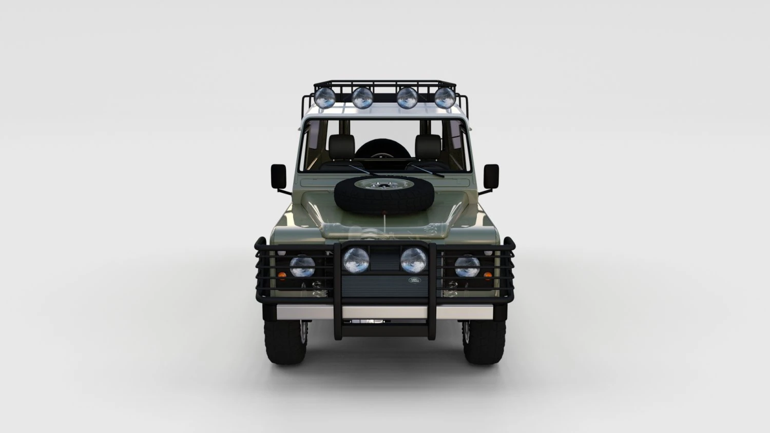 full land rover defender 110 hard top rev 3D Model .c4d .max .obj .3ds .fbx .stl .blend 