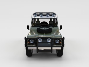 full land rover defender 110 hard top rev 3D Model