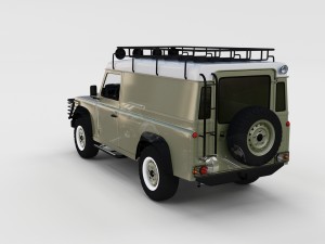full land rover defender 110 hard top rev 3D 모델