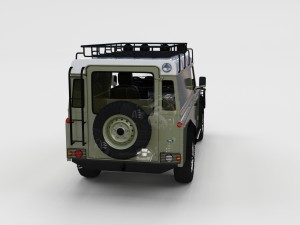 full land rover defender 110 hard top rev 3D 모델