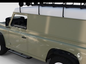 full land rover defender 110 hard top rev 3D 모델