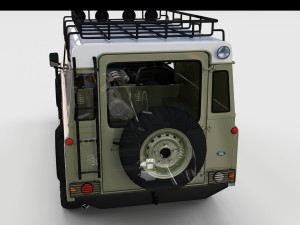 full land rover defender 110 hard top rev 3D 모델