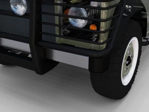 full land rover defender 110 hard top rev 3D Model