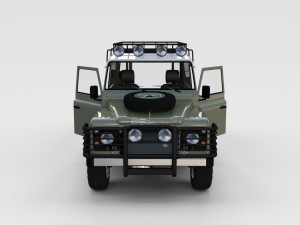 full land rover defender 110 hard top rev 3D 모델