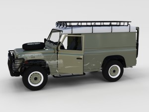 full land rover defender 110 hard top rev 3D 모델