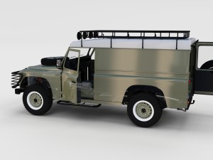 full land rover defender 110 hard top rev 3D 모델