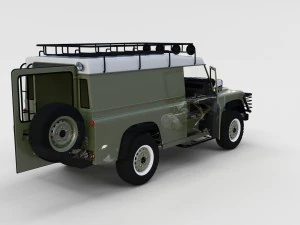 full land rover defender 110 hard top rev 3D Model
