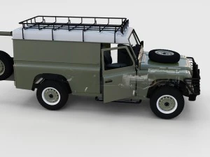 full land rover defender 110 hard top rev 3D Model