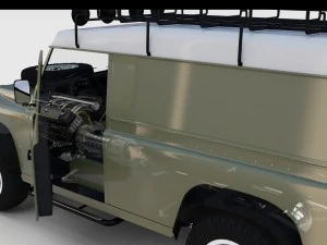 full land rover defender 110 hard top rev 3D Model