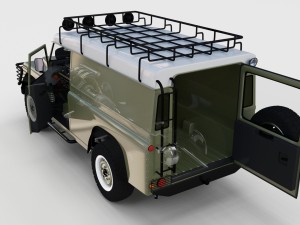 full land rover defender 110 hard top rev 3D 모델