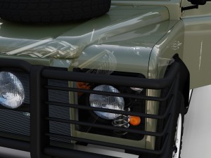 full land rover defender 110 hard top rev 3D 모델