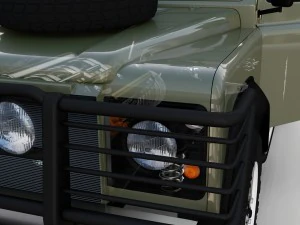 full land rover defender 110 hard top rev 3D Model