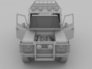 full land rover defender 110 hard top rev 3D 모델