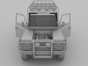 full land rover defender 110 hard top rev 3D Model