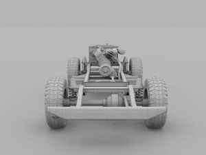 full land rover defender 110 hard top rev 3D Model