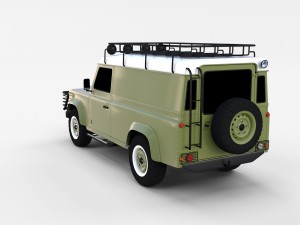 land rover defender 110 hard top rev 3D मॉडल