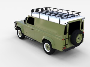 land rover defender 110 hard top rev 3D मॉडल