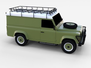 land rover defender 110 hard top rev 3D मॉडल