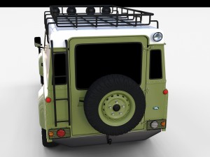 land rover defender 110 hard top rev 3D मॉडल