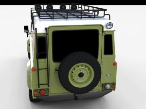 land rover defender 110 hard top rev 3D Model