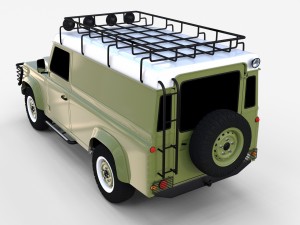 land rover defender 110 hard top rev 3D मॉडल