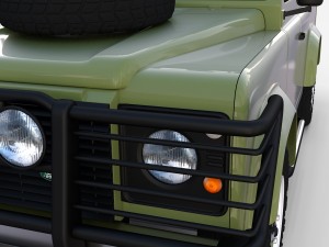 land rover defender 110 hard top rev 3D मॉडल