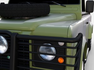 land rover defender 110 hard top rev 3D मॉडल
