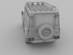 land rover defender 110 hard top rev 3D मॉडल