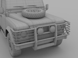 land rover defender 110 hard top rev 3D मॉडल