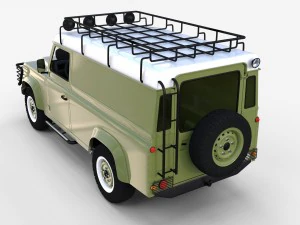 land rover defender 110 hard top rev 3D Model