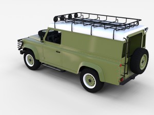 land rover defender 110 hard top rev 3D मॉडल