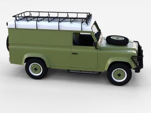 land rover defender 110 hard top rev 3D मॉडल