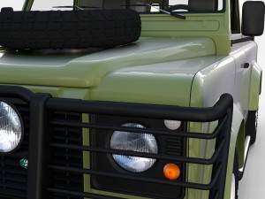 land rover defender 110 hard top rev 3D मॉडल