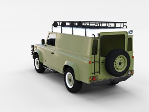 land rover defender 110 hard top rev 3D मॉडल