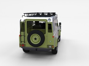 land rover defender 110 hard top rev 3D मॉडल