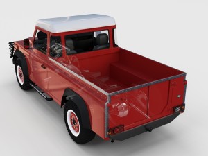 full land rover defender 110 pick up rev 3D Model