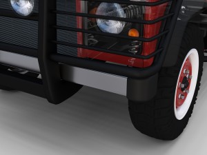full land rover defender 110 pick up rev 3D Model
