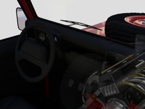 full land rover defender 110 pick up rev 3D Model