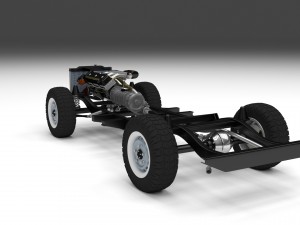 full land rover defender 110 pick up rev 3D Model