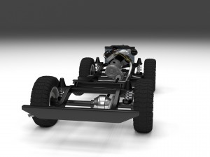 full land rover defender 110 pick up rev 3D Model