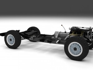 full land rover defender 110 pick up rev 3D Model