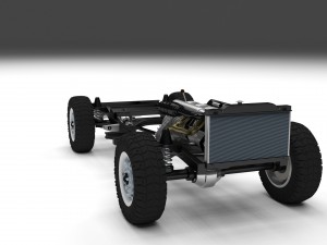 full land rover defender 110 pick up rev 3D Model