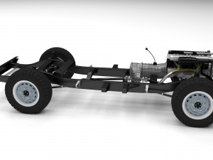 full land rover defender 110 pick up rev 3D Model