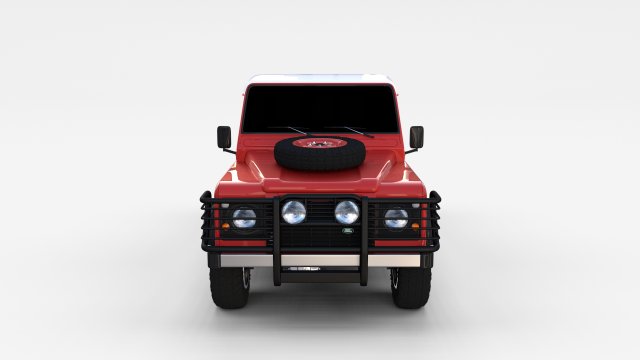 land rover defender 110 pick up rev 3D मॉडल .c4d .max .obj .3ds .fbx .stl .blend 