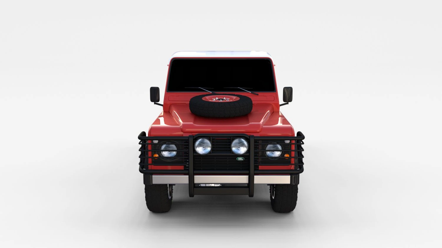 land rover defender 110 pick up rev 3D Model .c4d .max .obj .3ds .fbx .stl .blend 