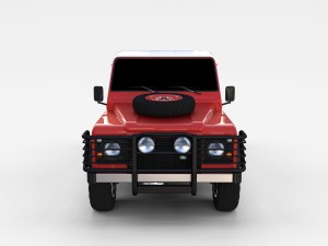 land rover defender 110 pick up rev 3D मॉडल