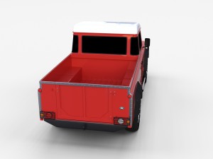 land rover defender 110 pick up rev 3D मॉडल