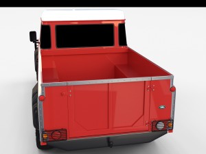 land rover defender 110 pick up rev 3D मॉडल